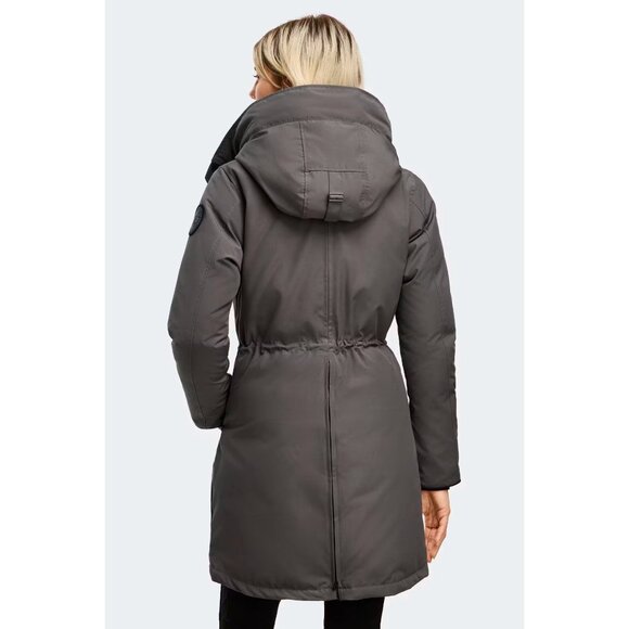 CANADA GOOSE Rossclair Park Black Label Jacket Coastal Grey Size Medium NWT - Picture 3 of 10